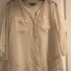 Express White Blouse - Small